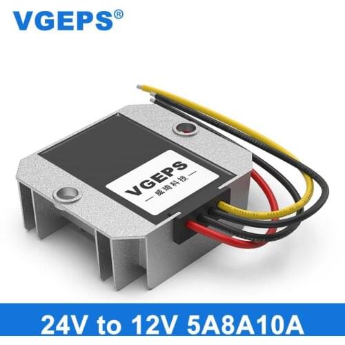 24V to 12V DC step-down power converter 15-40V to 12V car power waterproof transformer