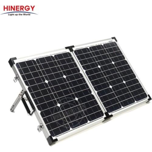 Hinergy100W 120W 200W 12V 100 Watt Portable Foldable Solar Panel Charging Kits Price