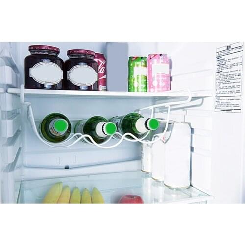 Fridge Organizer Kitchen Spacer Layer Storage Beer Rack Shelf Refrigerator Bottle Rack Wine Holder Basket Pantry Cabinet Tools