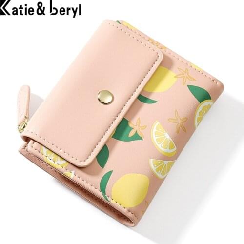 Luxury Brand Small Cute Wallet For Womens PU Leather Short Three Fold Mini Coin Purse Card Holder Ladies Hasp Clutch Female