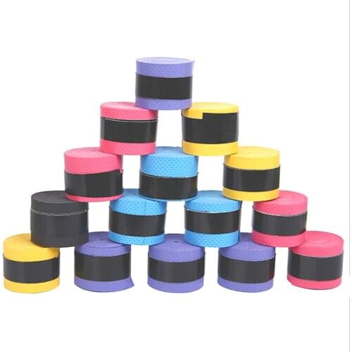 5pcs Dry Tennis Racket Grip Anti-skid Sweat Absorbed Wraps Taps Badminton Grips Racquet Vibration Overgrip Sweatband Hot Sports