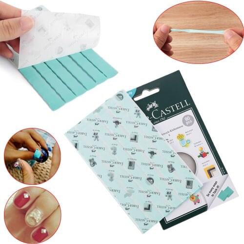 Adhesive Glue Clay Stick Removable Reusable Non-trace Non Toxic Nail Art Tool Sticky Tip Fixator Clay DIY Nail Practice Display
