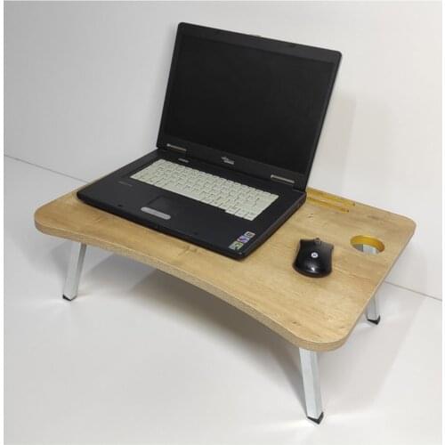 Modern Laptop Desk Sapphire Oak Chip Board coffe table