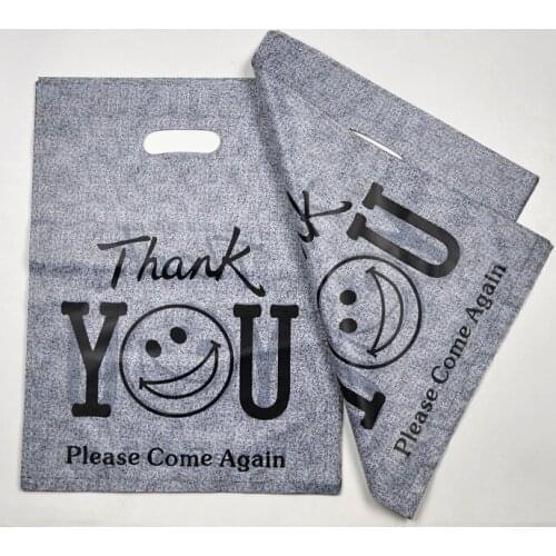 Thank you Plastic bags Free ship 100pcs/lot 30X40cm Fit clothes jewelry or gift packing shopping bags