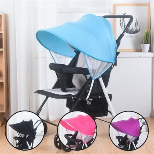 Baby Stroller Pram Pushchair Windproof Sun Shield Visor Sunshade Hood Canopy Cover Carriage Sun Shade Baby Stroller Accessories