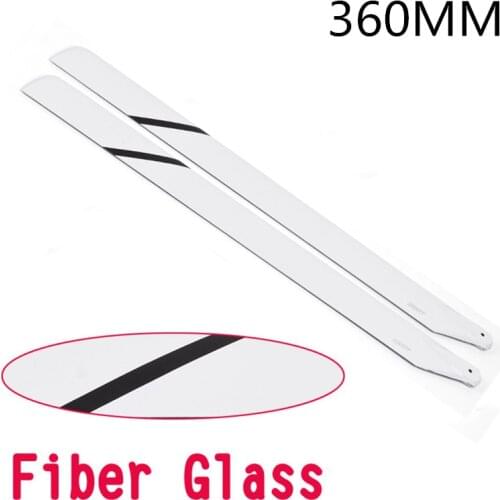 FLISH Fiber Glass Main Blades 360MM 450L Helicopter Parts Fit Trex 450L