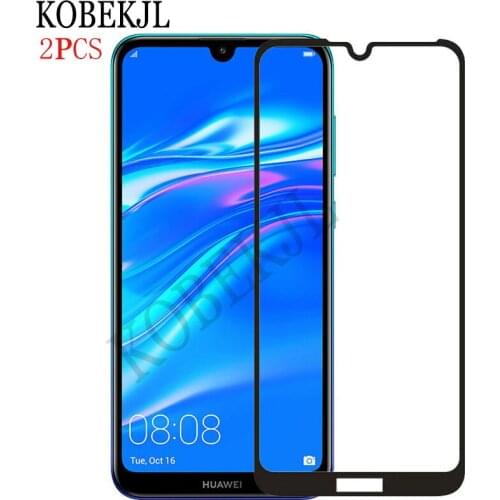 For Huawei Y7 2019 Glass Screen Protector Huawei Y7 2019 DUB-LX1 Y 7 Prime Pro Y72019 Tempered Glass Full Cover Protective Film