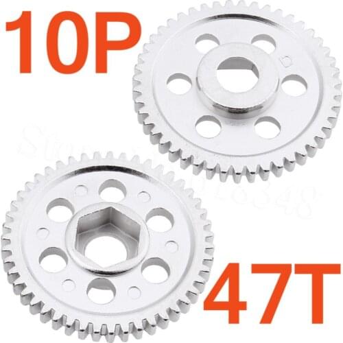 10pcs /Lot 06232 Steel Metal 47T Spur Gear Upgrade Parts Fit 2 speed RC Car For Redcat Tornado S30 BB Tsunami (nitro) Vortex SS