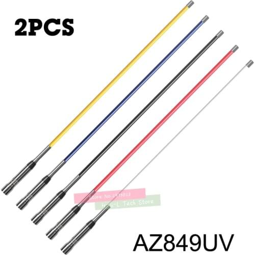 2PCS FRP Antenna For Car Walkie Talkie 144/430MHz UV Glass Reinforced Plastic Car Mobile Ham Radio Antenna Connector PL-259