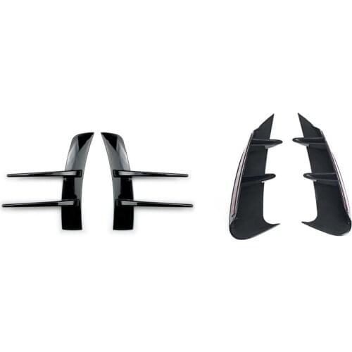 4 Pcs Car Bumper Spoiler Air Vent Side Canards for Mercedes-Benz a Class Front & Rear