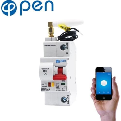 Recloser Wifi Circuit Breaker 1P 16A 32A 40A 125A Remote Control Timing Switch Delay Set Function Automatic Lock Intelligent