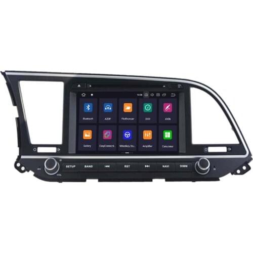 Android 10 4+64G Car DVD Player For Hyundai ELANTRA 2016 2017-19 WIFI GPS Navigation 2 Din Car Radio Stereo Multimedia RDS Map