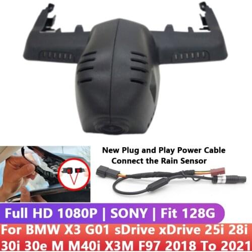 Car Wifi DVR Camera Dash Cam Full HD 1080P Night Vision For BMW X3 G01 sDrive xDrive 25i 28i 30i 30e M M40i X3M F97 2018 To 2021