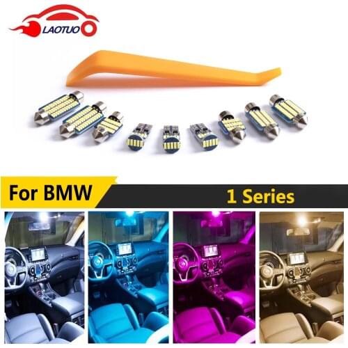 LAOTUO Canbus Error Free For BMW 1 Series E81 E87 E82 E88 F20 F21 2003-2014 Vehicle LED Interior Map Dome Indoor Lighting Kit