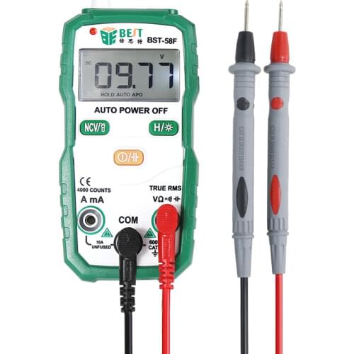 BST-58F Digital multimeters high precision electrician universal intelligent home maintenance capacitor tester universal meter