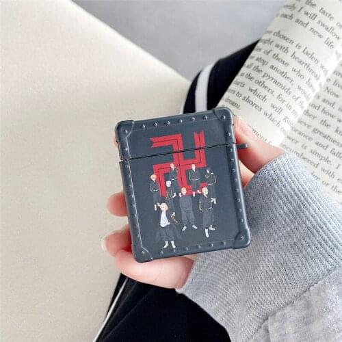Japan Anime Tokyo Revengers Earphone Case for Airpods 1 2 Wireless Headphone Cover for Airpods Pro Soft TPU Charging Box Capa