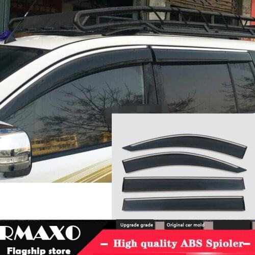 For MITSUBISHI pajero sport 2013-2015 Plastic Window Visor Vent Shades Sun Rain Deflector Guard For pajero sport 4pc/set