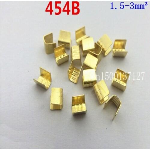 DJ454B 200pcs/lot U Type Car Wiring Harness Terminal Connectors Copper Joint Terminals for 1.5-3mm2 cable etc
