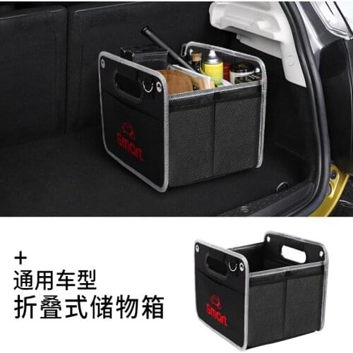 For Mercedes Smart fortwo forfour 2009-2020,Car-Styling High-quality Oxford cloth car trunk folding storage storage box