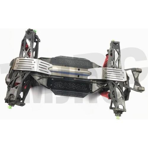 For TRAXXAS 1/5 X-Maxx Xmaxx 6s 8s RC Car Spare Parts Stainless Steel Guard Protective Frame Chassis Protection Skid Plate