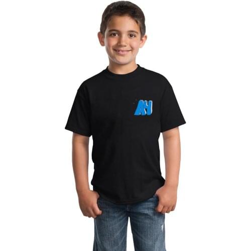 Boys Merch A4 LOGO T-Shirt Childrens Spring Summer Short Sleeve 100% Cotton Print Casual T Shirts Tops Girls Fashion Tee Tops