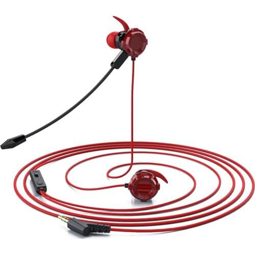 Gaming Earphones Noise Cancelling Stereo Gaming Headphone Earbuds In-ear Headset With Microphone Perfect For PC Laptops Tablets