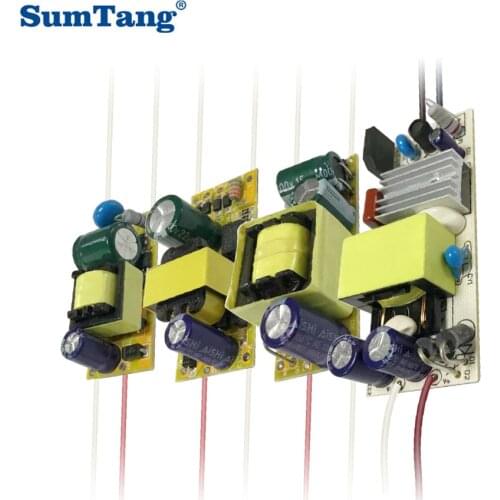 5PCS/LOT 1-3W 4-7W 8-12W 15-24W 36W 50W LED Driver Power Supply built-in constant current 85-265V Output 300mA Transformers