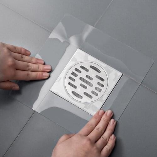 Floor Drain Deodorant Pad Cap Sewer Anti-odor Cuttable Bathroom Accessory Household Floor Drain Deodorant Mat