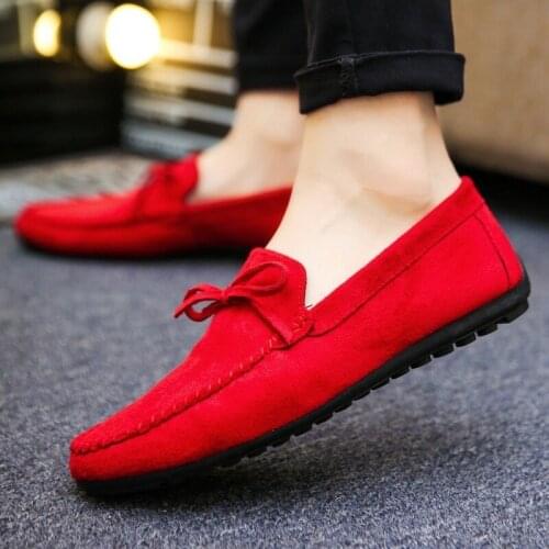 2021 Spring Summer NEW Mens Loafers Comfortable Flat Casual Shoes Men Breathable Slip-On Soft Leather Driving Shoes Moccasins