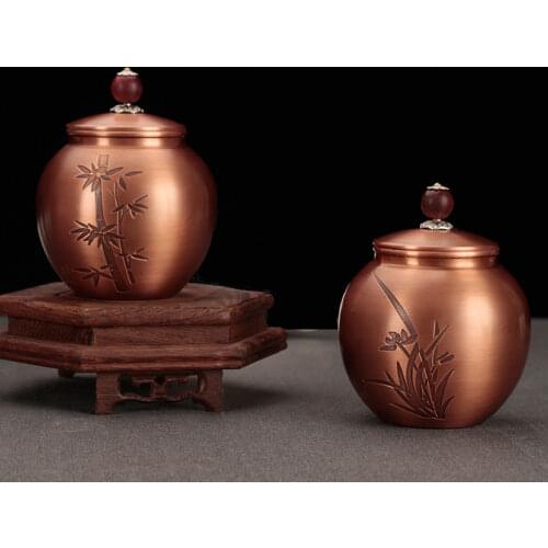 New 8.7*11cm urn pet small size copper container sealed colorful creative mini pot animal ash birds dog cat cremation souvenirs