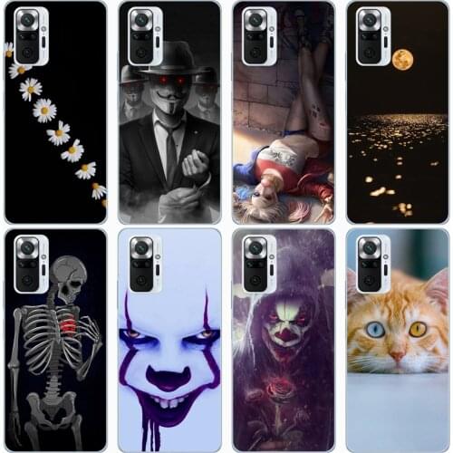Fashion Soft silicone TPU Back Cover For Redmi Note 10 Phone Funda Case For Redmi Note 10 Pro Cute Cartoon Case