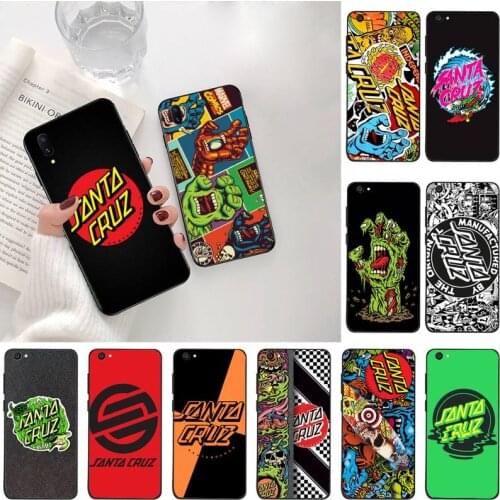 HUAGETOP santa cruz skateboards Custom Soft Phone Case For Vivo Y91c Y17 Y51 Y67 Y55 Y7s Y81S Y19 V17 vivos5