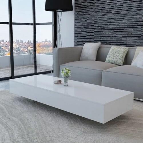 New Design Living Room Coffee Table High Gloss White MDF Home Furniture Modern Style Living Room Furniture Tea Table