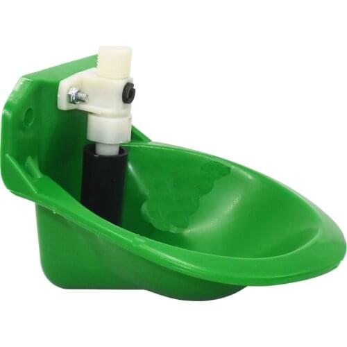 Sheep Automatic Drinking Bowl Pony Calf Pig Feeder Animal Feeder Engineering Plastics Green Premium Drinking Water 1 Pcs