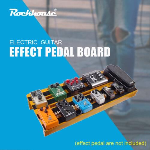 Guitar Effect Pedal Board Effects Pedalboard Solid Wood Aluminium Mini Medium Large with Guitar Pedal Hand Bag Handcase