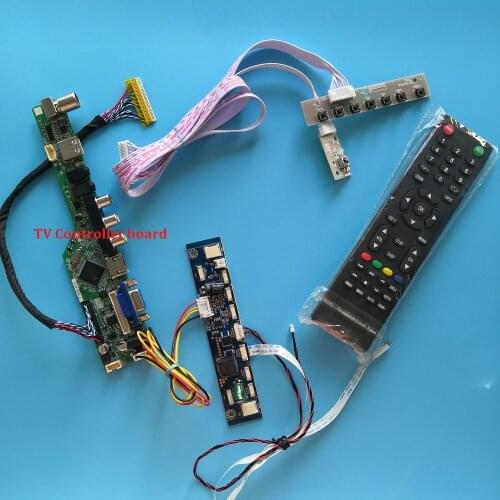 Controller board kit for M240HW01 1920X1080 Panel Screen 24 inch DIY USB CVBS VGA HDMI LED LVDS 30pin TV AV LCD