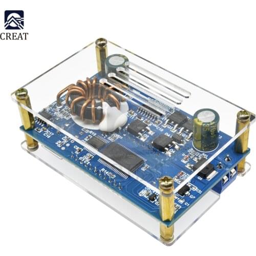 CC CV Buck Converter DC-DC 5.3-32V to 1.2-32V 12A 160W Step Down Power Supply Module Voltage Regulator LCD Transformer with Case