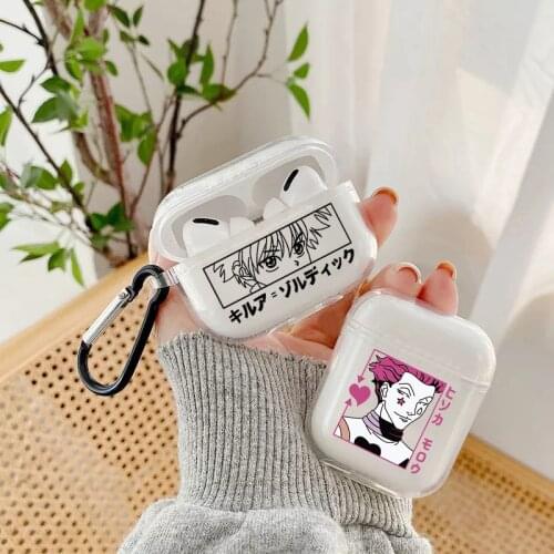 Hunter x Hunter Anime Transparent Case For AirPods 2 1 Pro Soft Silicone Air Pods 3 Wireless Bluetooth Earphone Box Cover