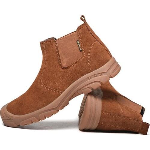 Work & Safety Boots Indestructible Shoes Men Puncture-Proof Work Sneakers Men Work Shoes Chelsea Boots Winter Shoes
