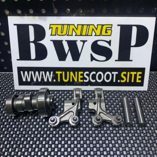 BWS125 RS100 camshaft 6.3mm and rockers with rollers CYGNUS125 GTR125 ZUMA125 RS100 racing 4 valve engine parts tuning upgrade