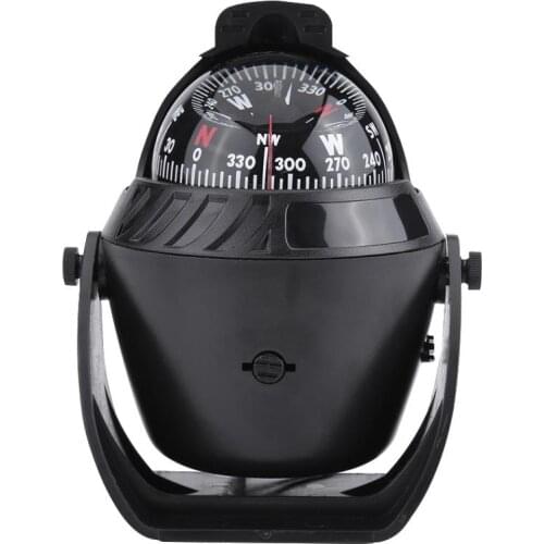 LED Fishing Boat Compass Multifunction Electronic Navigation Compass Precision Instruments Outdoor Driving Sailing Accessories