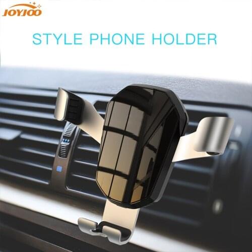 Car Air Outlet Gravity Bracket Car Mobile Phone Holder Triangle Aluminum Alloy Multi-function Universal