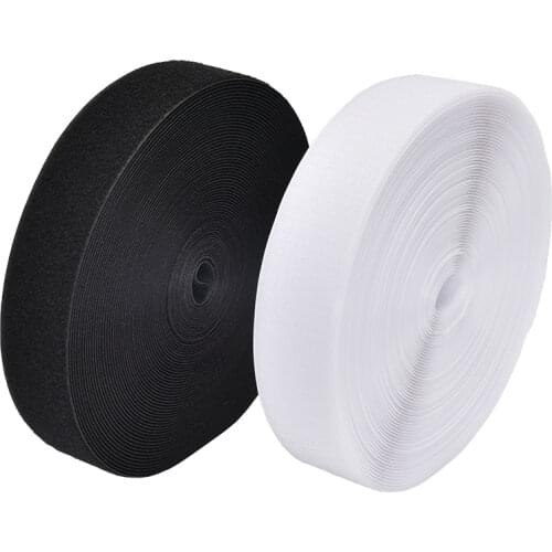 1Meter/Pair 16/20/25/30/38/50/100mm Adhesive Hook and Loop Fastener Tape No Glue Velcros Adhesive Sewing-on Strips Magic Tape
