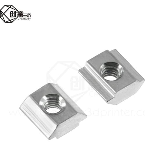 10pcs 20pcs M3 M4 M5 M6 M8 T Block Square nuts T-Track Sliding Hammer Nut for Fastener Aluminum Profile 2020 3030 4040