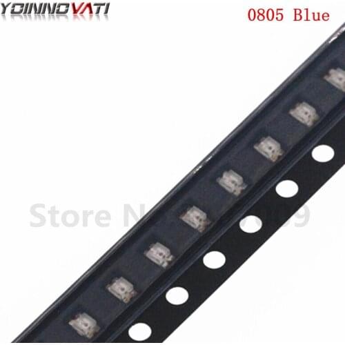 200PCS/Lot Blue 0805 SMD LED Lamp Highlight Blue Color Diode LED Light New