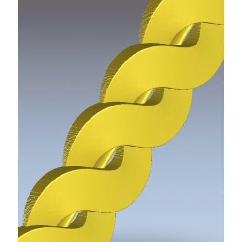 3d model relief for cnc in STL file format Meandr_17