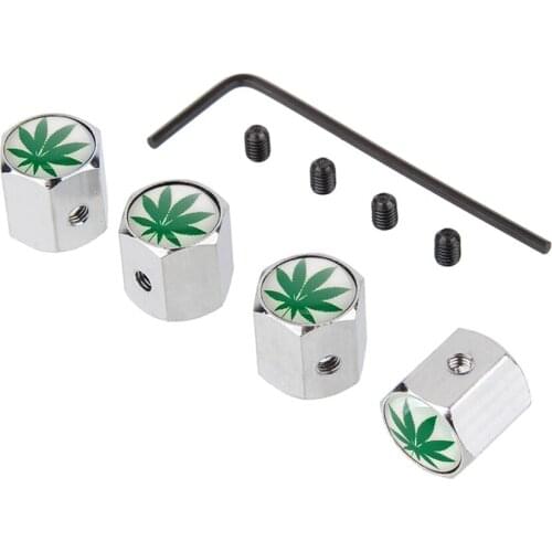 Car-styling Wheel Airtight Cover for Leaves logo Tire Valve Tyre Stem Air Caps for Mazda Lexus RX300 Jaguar Chevrolet Ferrari MG