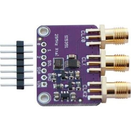 DC 3V-5V CJMCU-5351 Si5351A Si5351 I2C Clock Generator Breakout Board Module Signal Generator Clock 8KHz-160MHz