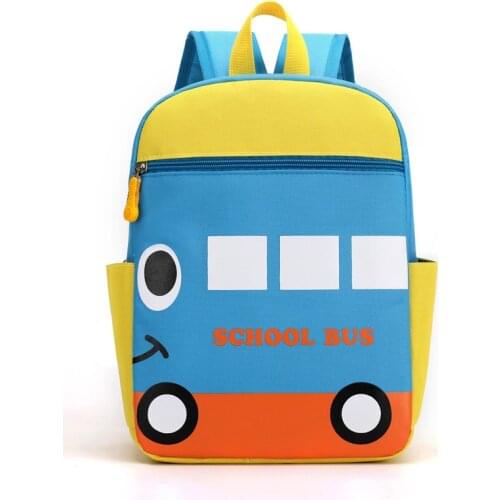 Kindergarten Cartoon Book Bag Children Animal Backpacks Boys School Bags for Girls Brand Design Toddler Kids Neoprene SchoolBag