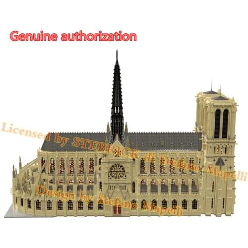 Design by Stefano Mapelli)63181Pcs Genuine Authorization MOC-43974 Notre Dame De Paris Modular (Ship in 28 days))